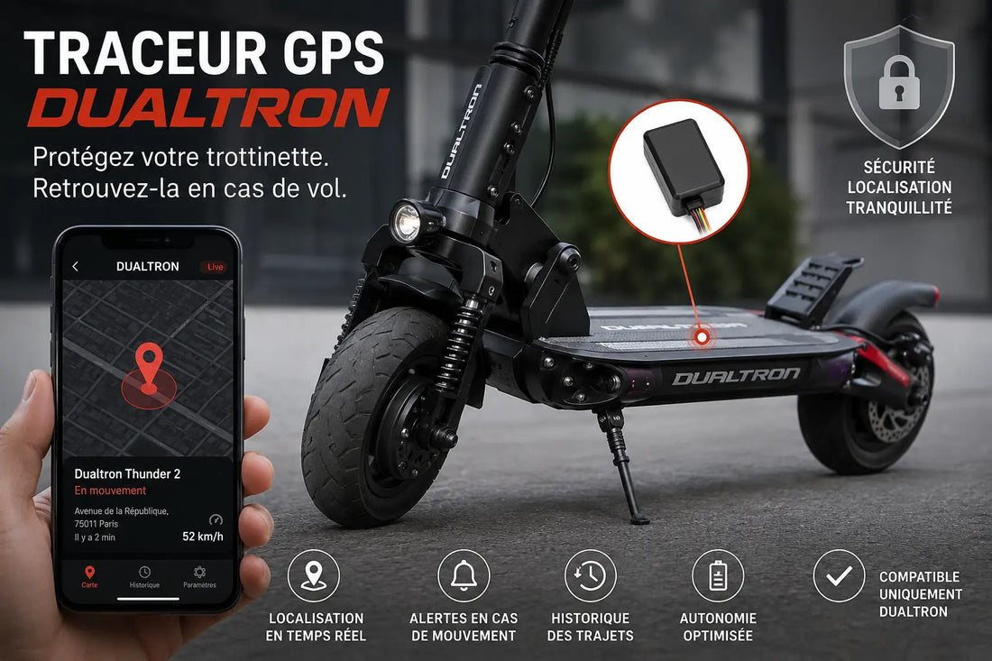 Traceur GPS Dualtron : sécurisez votre trottinette électrique contre le vol